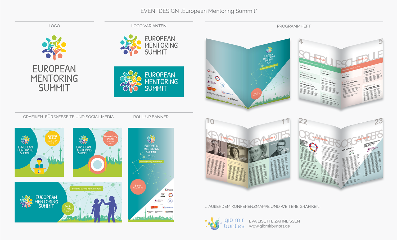 Design für das European Mentoring Summit 2018